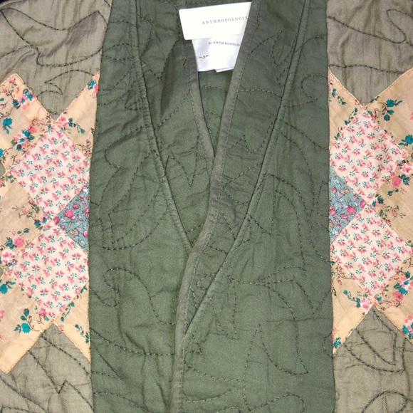 Anthropologie Quilted patchwork Kimono coat jacket - Picture 4 of 16